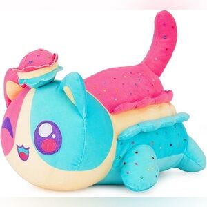 APHMAU MeeMeows Cupcake Macaroon Cat Plush Toy 8”